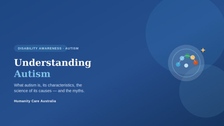 Understanding autism - a spectrum of colours representing the diversity of the autism spectrum