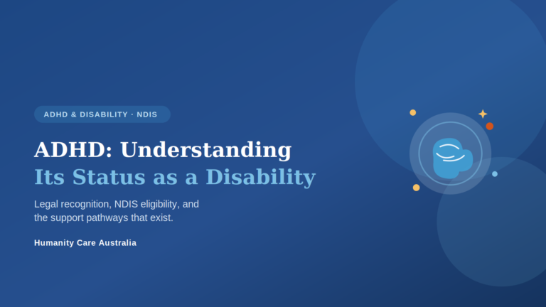 ADHD understanding its status as a disability - a head with a dynamic brain motif representing ADHD