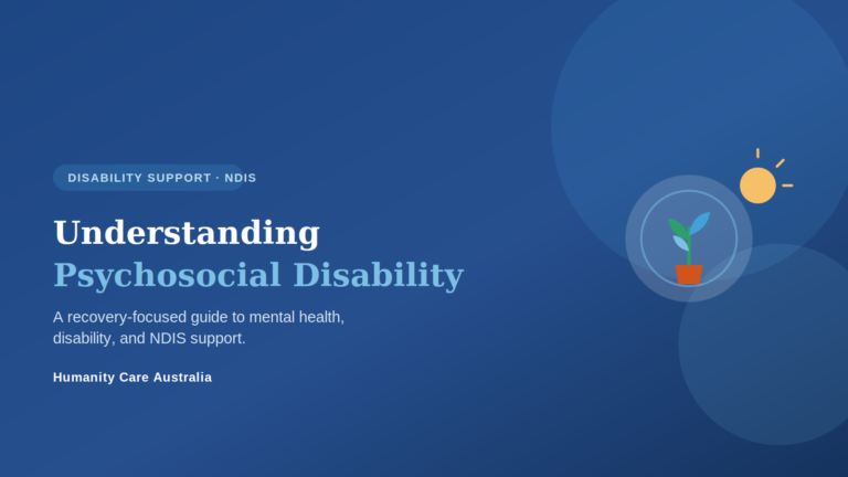 Understanding psychosocial disability - a growing plant representing recovery and hope in mental health