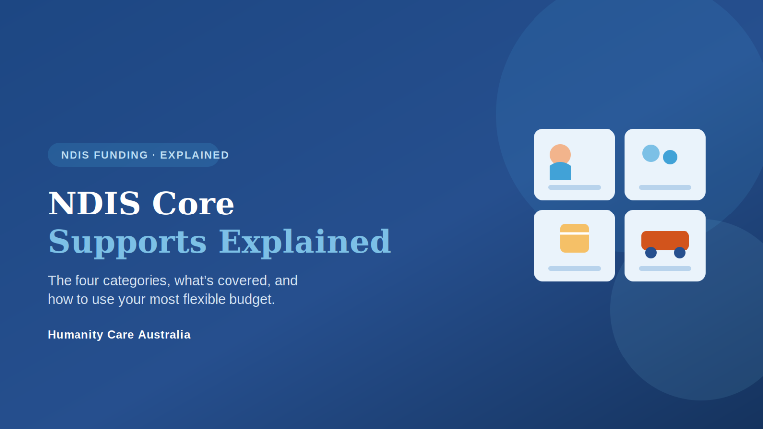NDIS Core Supports Explained: The 4 Categories & How to Use Them ...